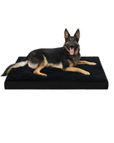 Cama ortopédica KSIIA para perro grande con espuma huevo ofrece soporte cómodo