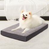 KSIIA cama ortopédica para jaula con espuma huevo ofrece soporte suave para articulaciones.