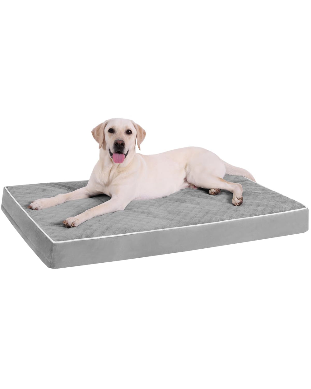 KSIIA cama ortopédica para perro extra grande con espuma panal de apoyo