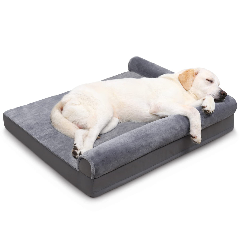 ksiiia cama ortopédica para perros: vista general con soporte cómodo para perros grandes