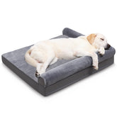 ksiiia cama ortopédica para perros: vista general con soporte cómodo para perros grandes