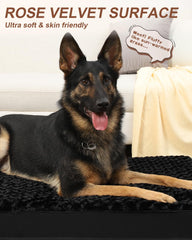 KSIIIA cubierta impermeable para cama de perro protege la espuma interior