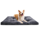 KSIIIA cama de jaula con franela suave para mayor comodidad del perro