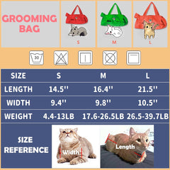 Kukaster Pet bolsa para cuidado de gato durante examen veterinario