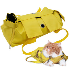 Kukaster Pet bolsa de restricción para gatos durante el corte de uñas, cómodo y seguro