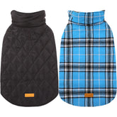 Kuoser capa para perro de invierno: ajuste reversible para mayor comodidad.