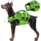 Kuoser chaleco salvavidas para perro de alta flotación, ideal para natación segura.