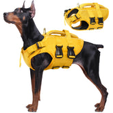 Kuoser chaleco salvavidas para perros con flotación alta para nadar con seguridad.