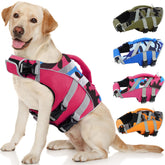 Kuoser chaleco salvavidas para perro con bandas reflectantes para mayor visibilidad.