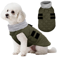 Chaqueta Kuoser para perros pequeños, vista general, calor y protección para paseos fríos.
