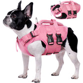 Kuoser chaqueta salvavidas perro, frontal con ajuste para natación segura