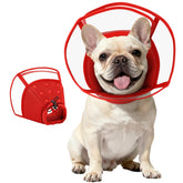 Cono Kuoser para perro mediano postoperatorio evita lamidas.