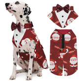 Kuoser-esmoquin-perro-navidad-frente: estilo elegante para Navidad, ideal para fotos.