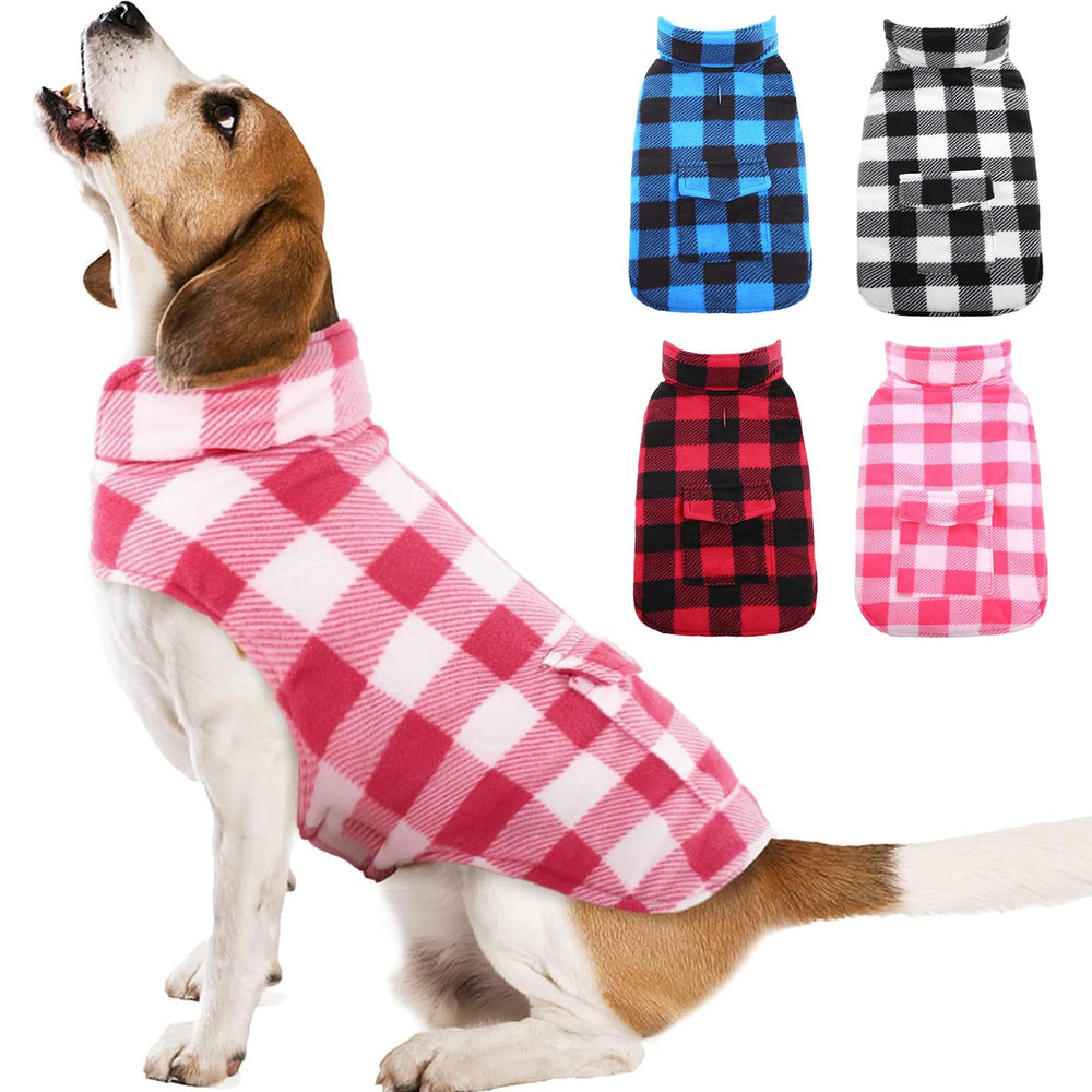 Chaqueta de invierno Kuoser para perros: protección contra viento y lluvia, ideal para paseos diarios.