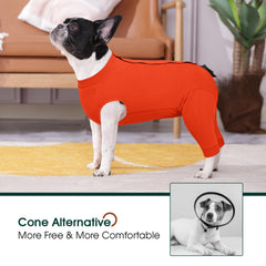 Kuoser protección de pata postquirúrgica, tela suave para piel sensible.