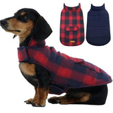Kuoser abrigo reversible para perro tamaño XS, cálido y cómodo para paseos.
