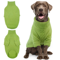 Kuoser sudadera para perro, cuello alto, mantiene caliente durante paseos fríos al aire libre.
