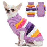 Sudadera Kuoser para perro morado con talla XS, ideal para el conjunto navideño.