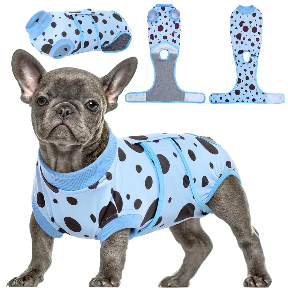 Kuoser traje recuperación perro con ajuste perfecto para postoperatorio cómodo.