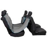 Kurgo Heather Hammock protege el asiento trasero con protección impermeable contra salpicaduras