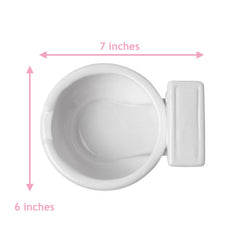 KwirkWorks tazón inodoro para cereal, divertido y funcional para desayunos