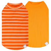 KYEESE camisetas waffle para perro pequeño, color naranja, confort ligero para días fríos.
