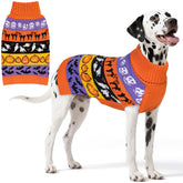 KYEESE sudadera para perro grande frente con calabaza y fantasma, ideal para Halloween