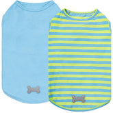 Camiseta KYEESE para perro con rayas azules, ideal para paseos