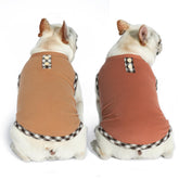 KYEESE camiseta para perro sin mangas marrón caqui, suave y cómoda