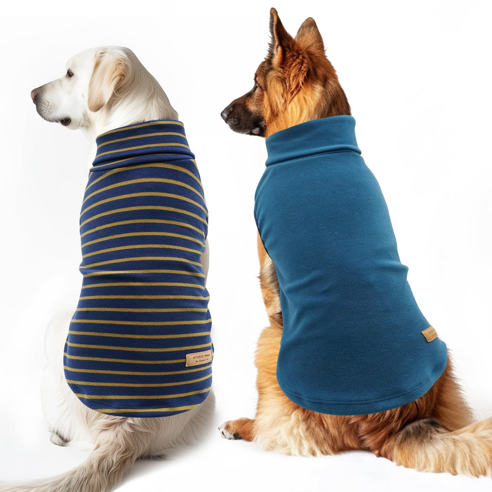 Sudadera KYEESE para perros, vista frontal, calidez suave para paseos.