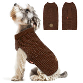 KYEESE suéter para perros con hilo reflectante para paseos nocturnos.