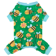 Pijama KYEESE para perro con estampado de abeja, cómodo para uso diario.