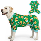 Pijama KYEESE para perro con estampado abeja, cómodo para uso diario.