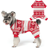 KYEESE pijama perro navidad copos nieve, cómodo y festivo.