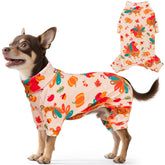 KYEESE pijama para perro con diseño festivo y cuello alto, cómodo para sesiones familiares