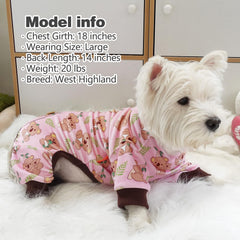 KYEESE pijamas para perros, koala cintura elástica, fácil de poner y quitar.