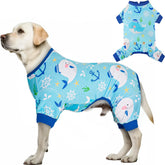 KYEESE pijamas perrito con terciopelo ballena: suave para días fríos y paseos cómodos.