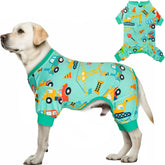 KYEESE pijama para perro, vista frontal, diseño suave y cómodo.