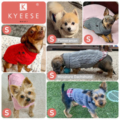 KYEESE suéter para perro, libertad de movimiento gracias al diseño sin mangas.
