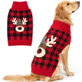 KYEESE sudadera para perro con ciervo en la espalda, perfecto para paseos festivos.