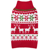 KYEESE sudadera para perro con estampado navideño y cuello alto, ideal para paseos festivos