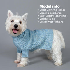 SUDADERA KYEESE para perro, tejido suave azul, uso diario cómodo.