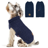 KYEESE suéter para perros con hueco de correa, ideal para paseos seguros.