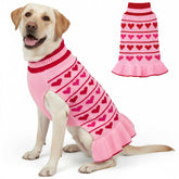 KYEESE suéter para perro con corazon: ideal para fotos de San Valentín y paseos.