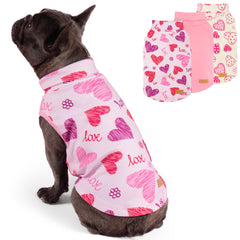KYEESE suéteres Valentín para perros, paquete de tres estilos festivos para looks