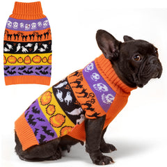 KYEESE suéter para perro con calabaza y fantasma, ideal para fotos