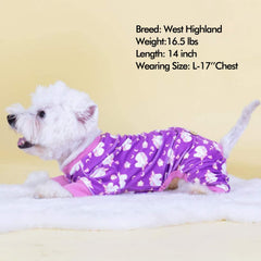 Pijama KYEESE para perro, acabado suave, ideal para piel sensible.