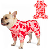 KYEESE Pijama para perros con corazón de San Valentín, ideal para sesiones festivas