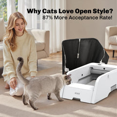 KYKY caja amplia para gatos, ideal para hogares con varios felinos.