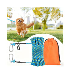 Kynara correa para perros 50 pies azul, ideal para exterior